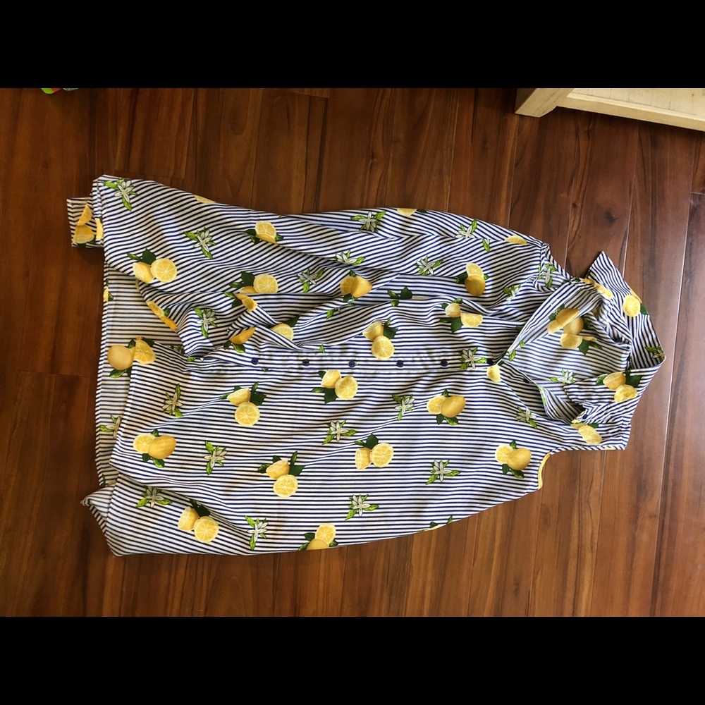Lemon print dress